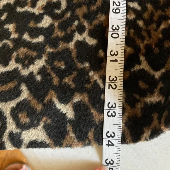 Max Studio Leopard Print Pea Coat - Picture 10 of 10